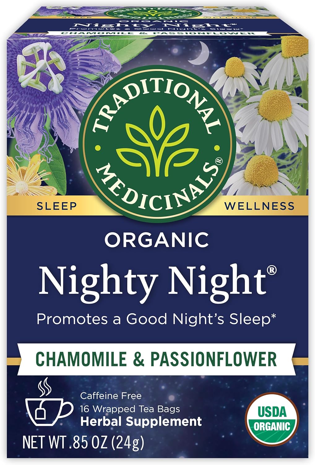 Traditional Medicinals, Organic Nighty Night Tea, 16 Ct
