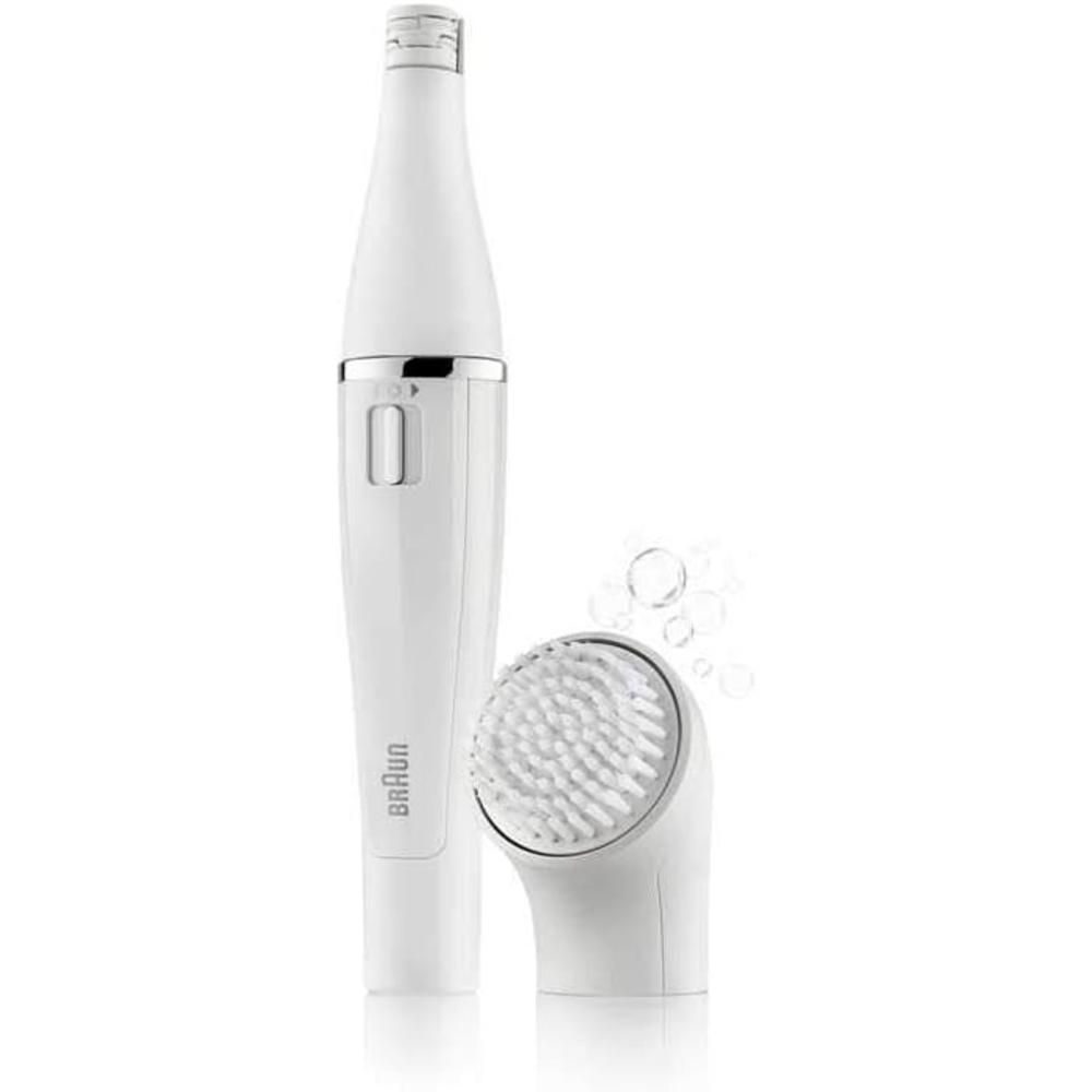 Braun Face 810 Facial Epilator And Cleaning Brush System, White