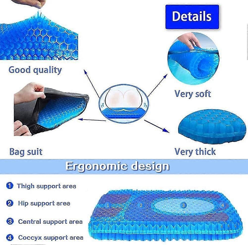 Orthopedic Decubitus Chair Cushion With Non-slip