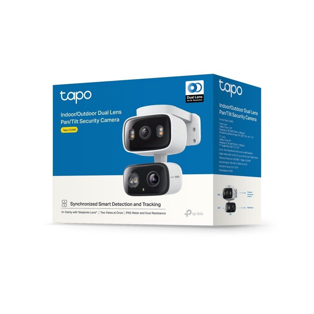 Tapo C246D In/Outdoor Dual Lens Pan/Tilt Camera