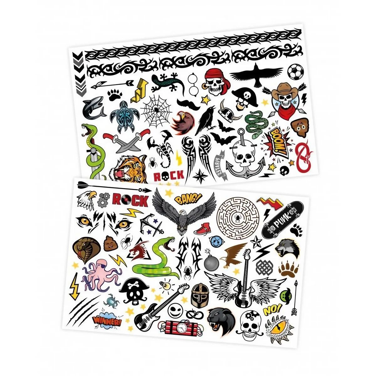 Buki France Be Teens Rock Wash-Off Tattoos Se, (Pack of 75)