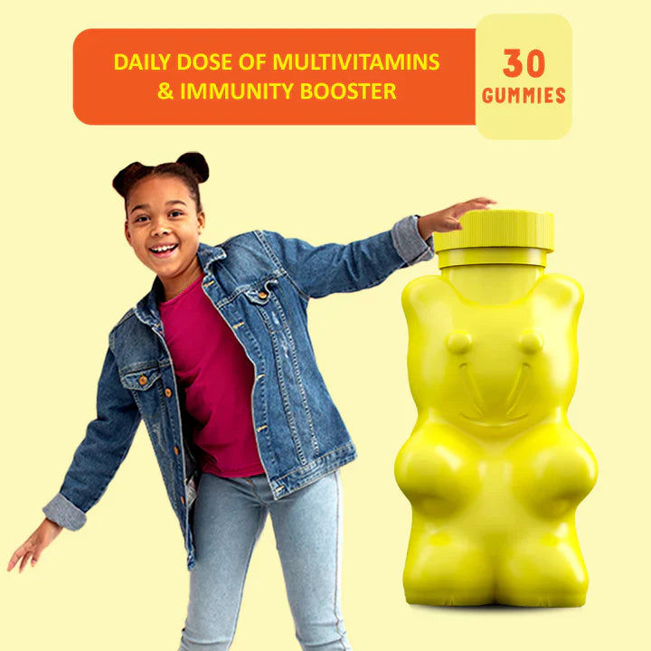 Nature's Truth Kids Black Elderberry With Vitamin C, Zinc + Power Gummies Junior Daily Dose Of Multivitamin And Immunity Booster 30 Gummies