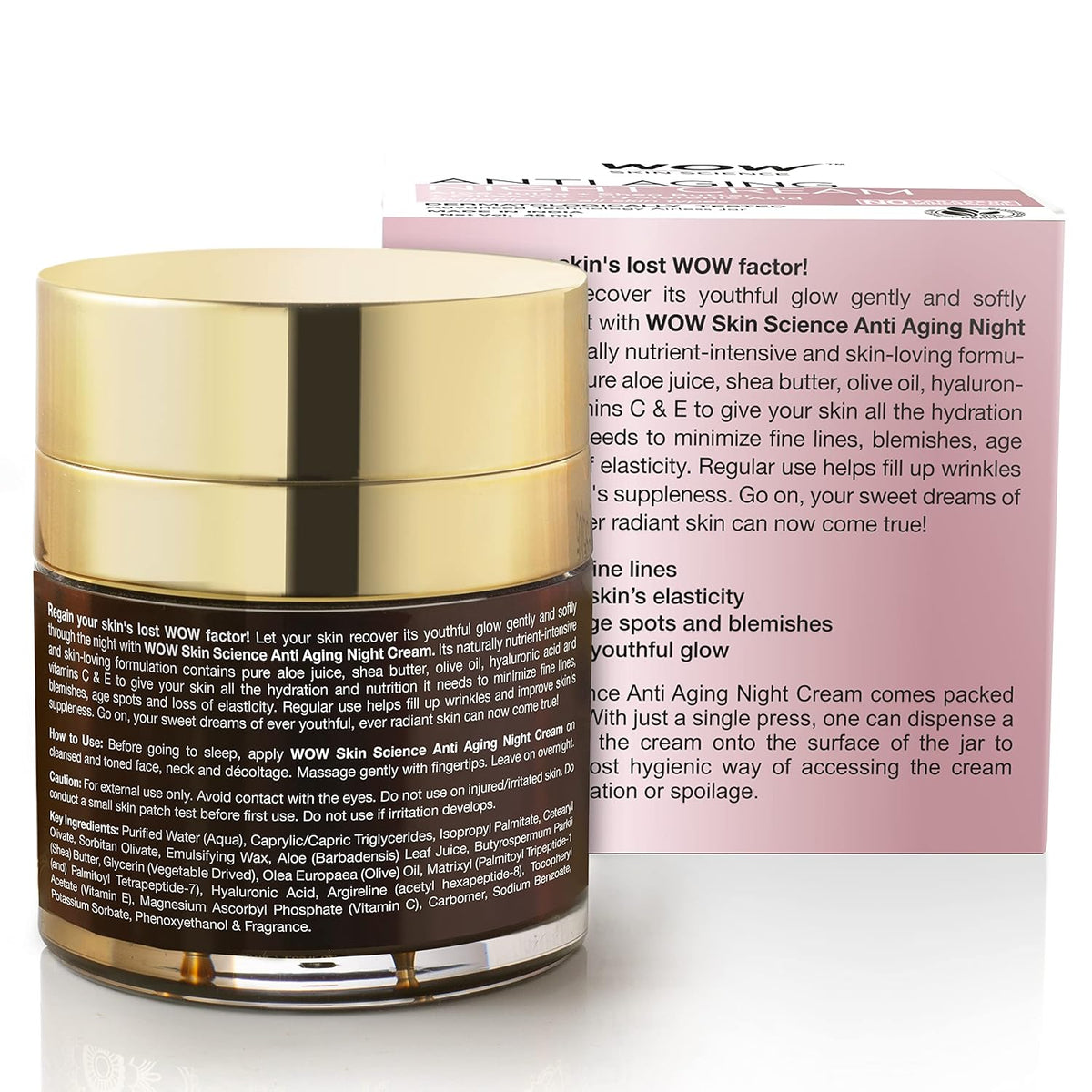 WOW Skin Science Anti Aging Night Cream 50ml