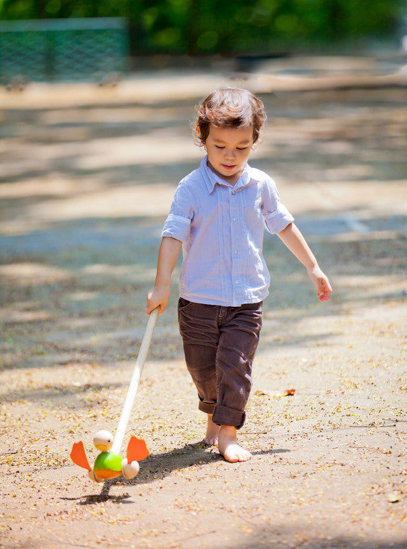 PlanToys Push Along Duck