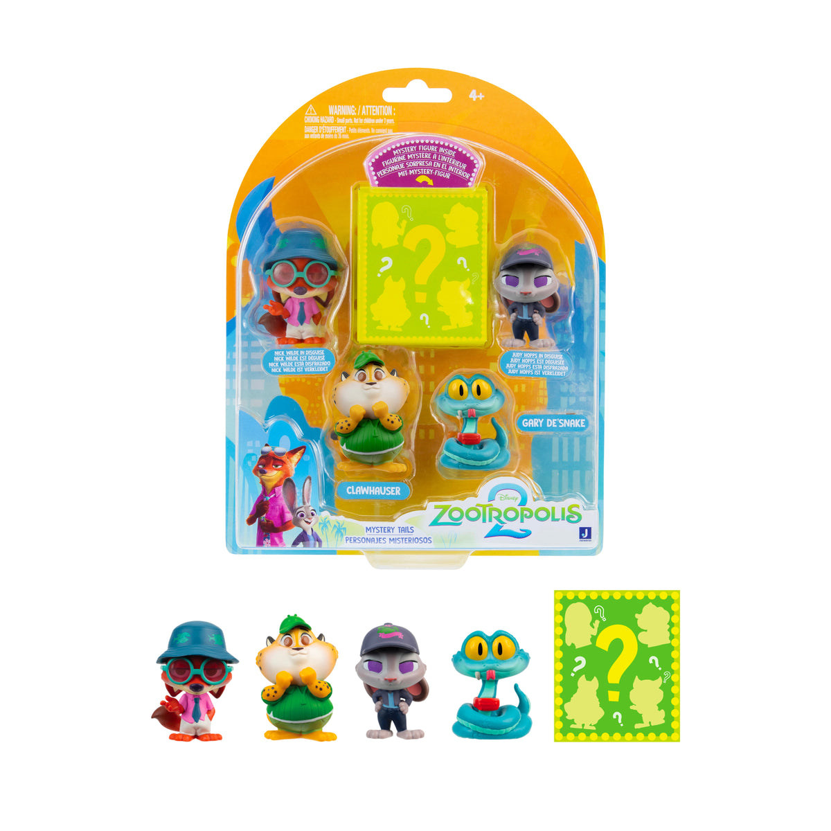 Zootropolis 2 Mystery Tails 5-Pack Figure Set