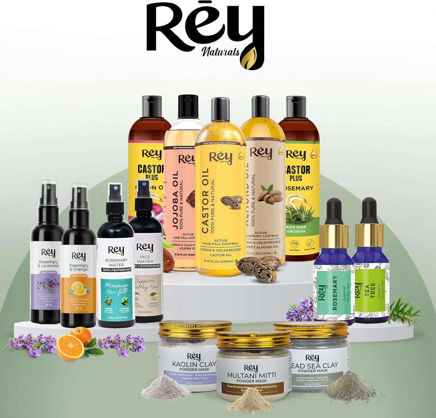 Rey Naturals Cold Pressed Jojoba Oil For Hair Growth 200 ml