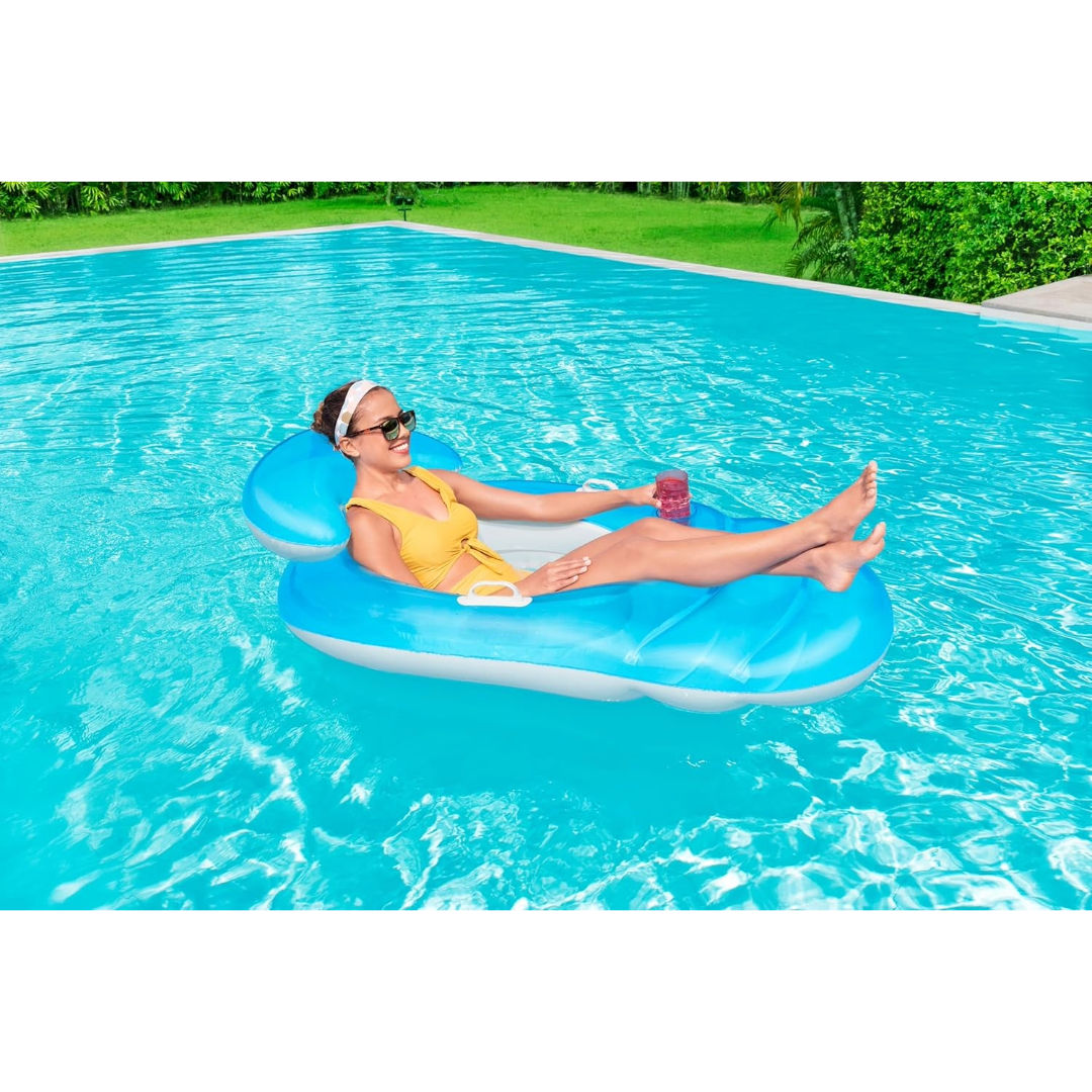 Bestway Luxe Relaxer Inflatable Pool Seat 1.53 x 1.02m, 8+ years