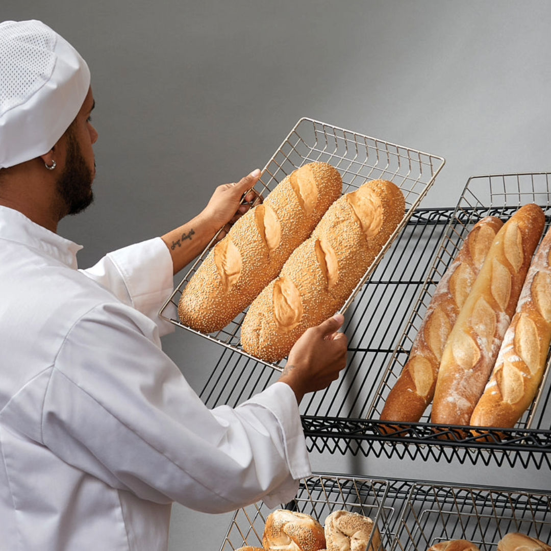 Winco Stainless Steel Doughnut Basket, DB-1218