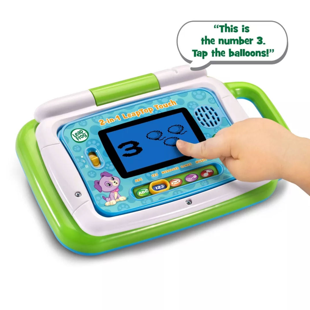 LeapFrog 2-in-1 LeapTop Touch, Green