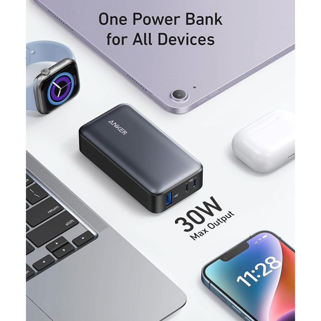 Anker 533 Power Bank PowerCore 30W, Black