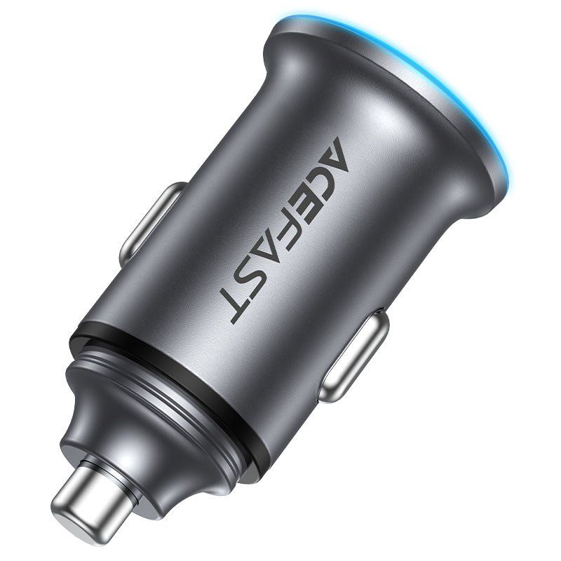 Fast Charge Car Charger B15 65W (1xUSB-C + 1xUSB-A)