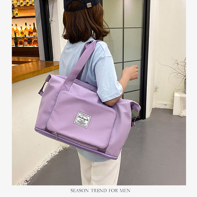 Waterproof Travel Folding Handbag - Compact, Durable & Portable Tote for Travel & Everyday Use