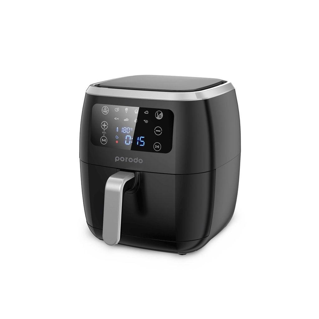 Porodo Lifestyle Smart Air Fryer With App Control, 6L Capacity