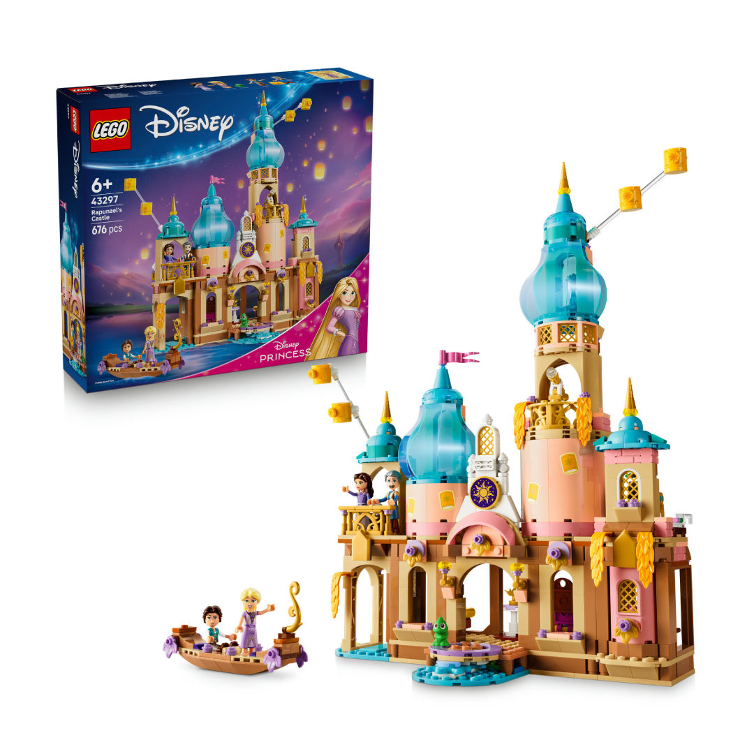LEGO Disney Princess Rapunzel's Castle Building Set, For Age 6+ Years