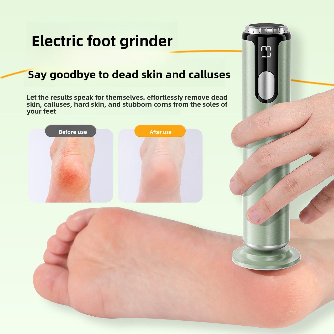 Electric Foot Callus Remover, USB Rechargeable Pedicure Device