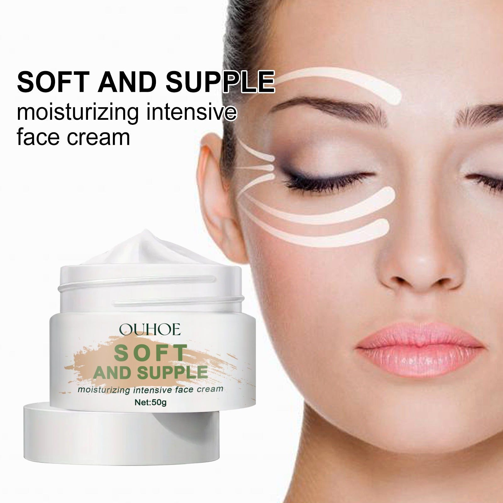 Revitalize Skin with Anti-Wrinkle Cream, Fade Fine Lines, Hydrate & Brighten ,50g