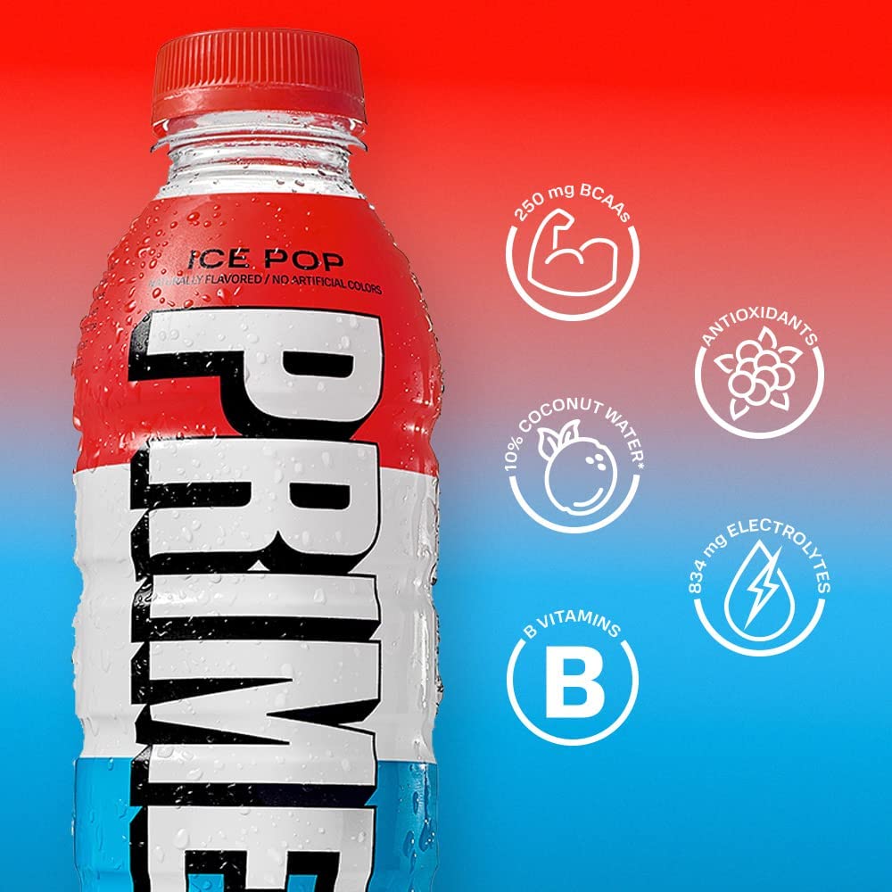Prime Hydration Drink Ice Pop 500ml