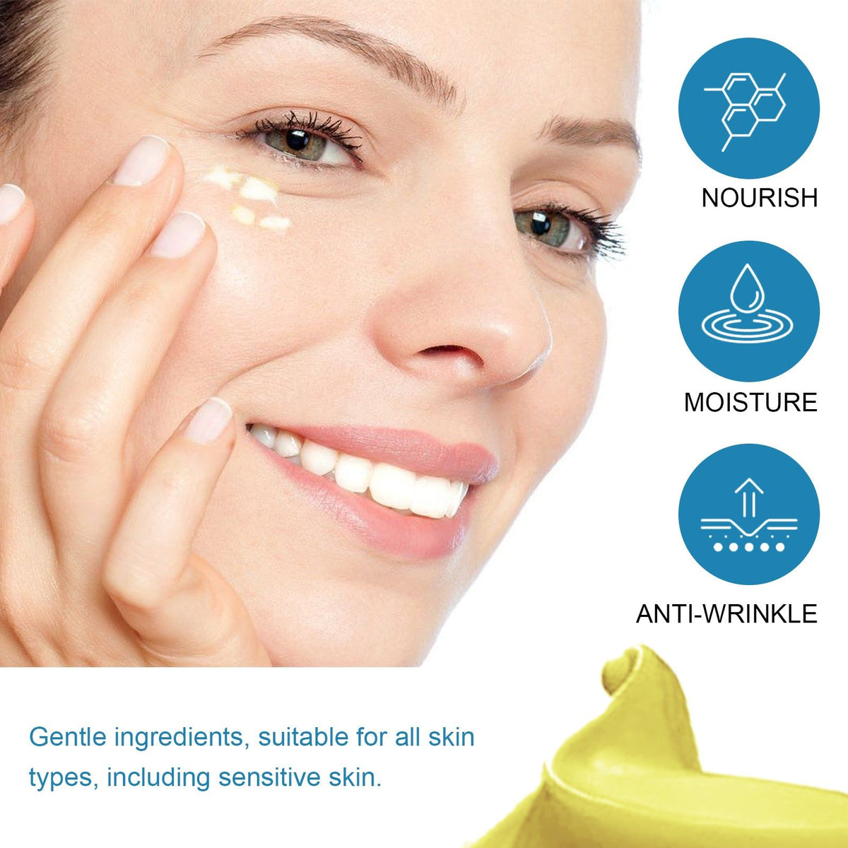 Revitalizing Retinol Eye Cream for Firming, Dark Circles, Fine Lines, Puffiness ,30g