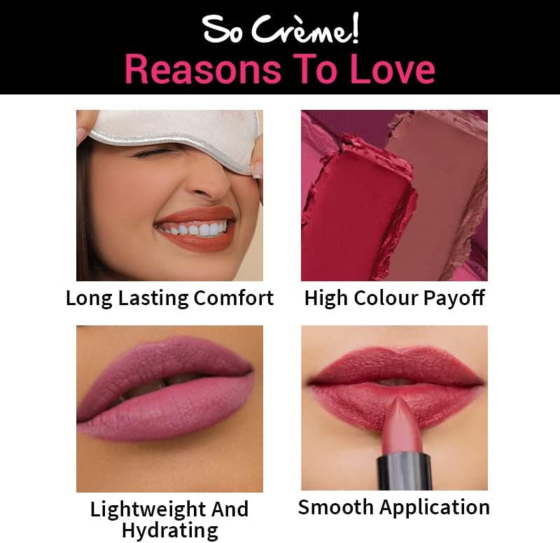 Nykaa So Creme! Creamy Matte Lipstick It's a Date
