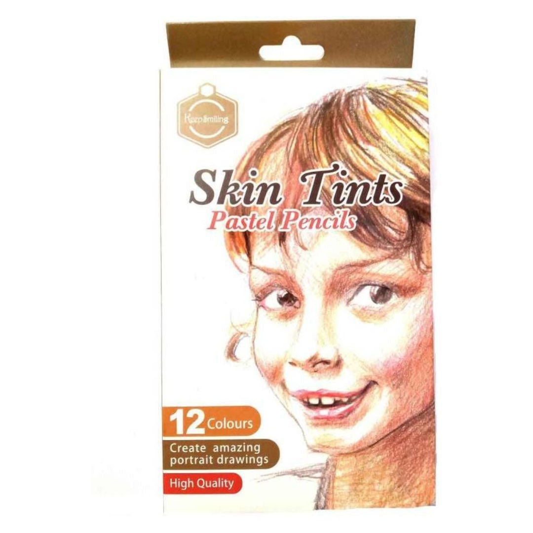 RSC Keep Smiling 12 Skin Tints Pastel Pencil Set, P21-138