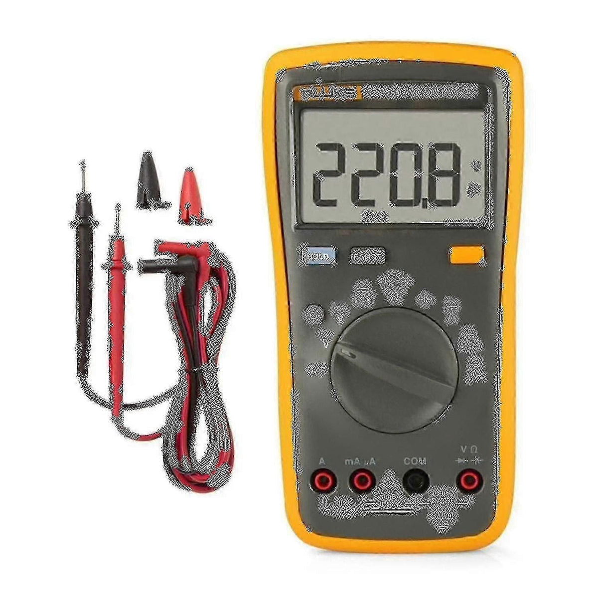 Fluke F15b+ 4000 Counts Multimeter Portable Digital Multimeter Handheld Voltmeter Ammeter Voltage Me zxin