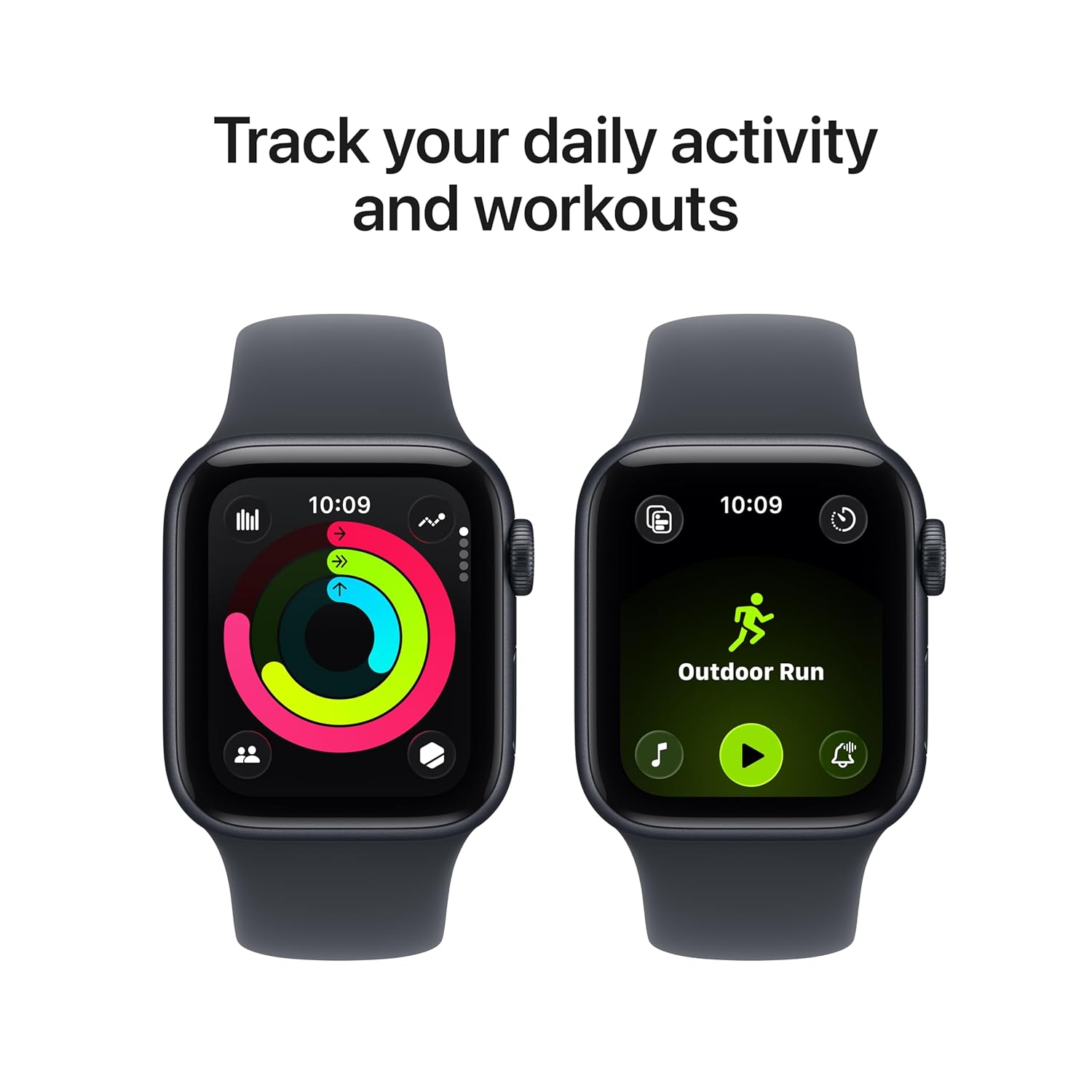 Apple Watch SE 3 Midnight Aluminium Case with Midnight Sport Band, GPS, 40mm