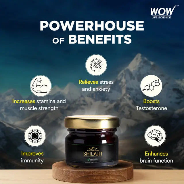 Man Matters Endure Long Last Non Transferable Spray For Men 20g and Wow Life Science Himalayan Shilajit Ashwagandha 20g