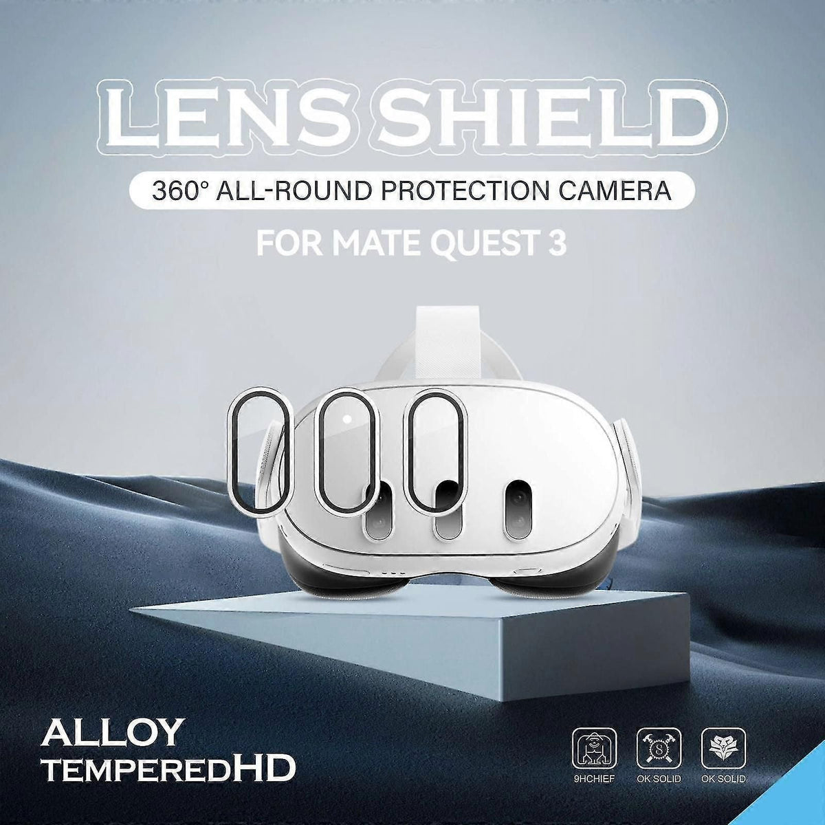 Camera Lens Protector For Meta Quest 3,vr Host Camera Hd Tempered Glass Film Lens Screen Protector For Meta Quest 3,camera Lens Screen Films For Quest zxin