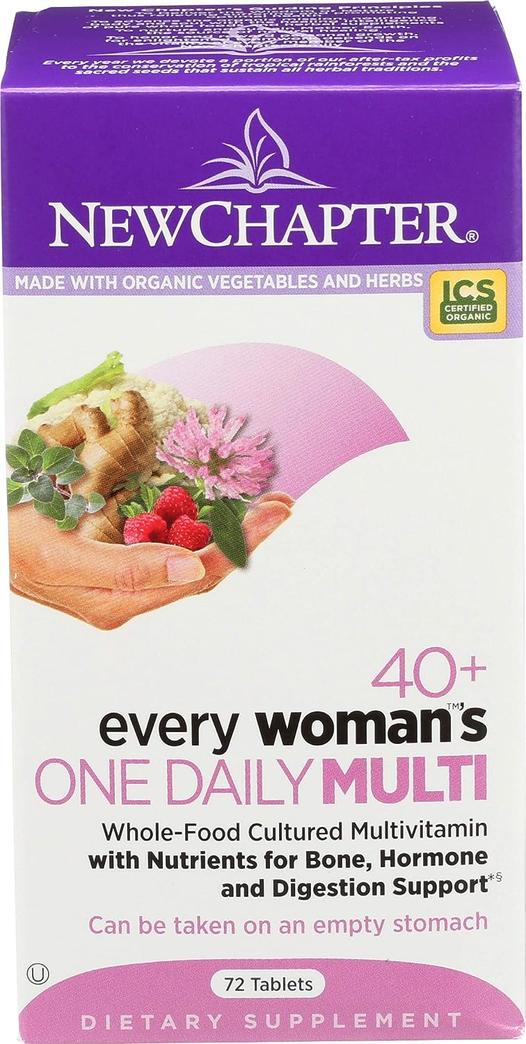 New Chapter Every woman's one daily MULTIVITAMINS 72 Vegetarian Tablets (Purple)