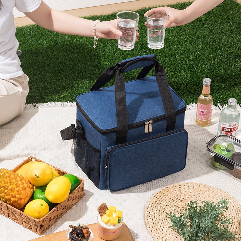 5L Insulated Cooler Bag Waterproof Thermal Lunch Tote with Shoulder Strap for Travel and Camping