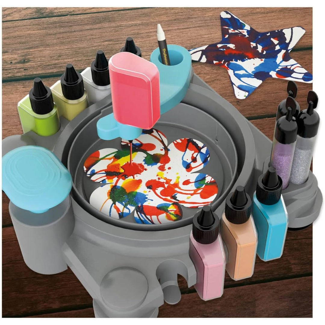 Buki France Professional Studio Spin Art DIY Paint Kit