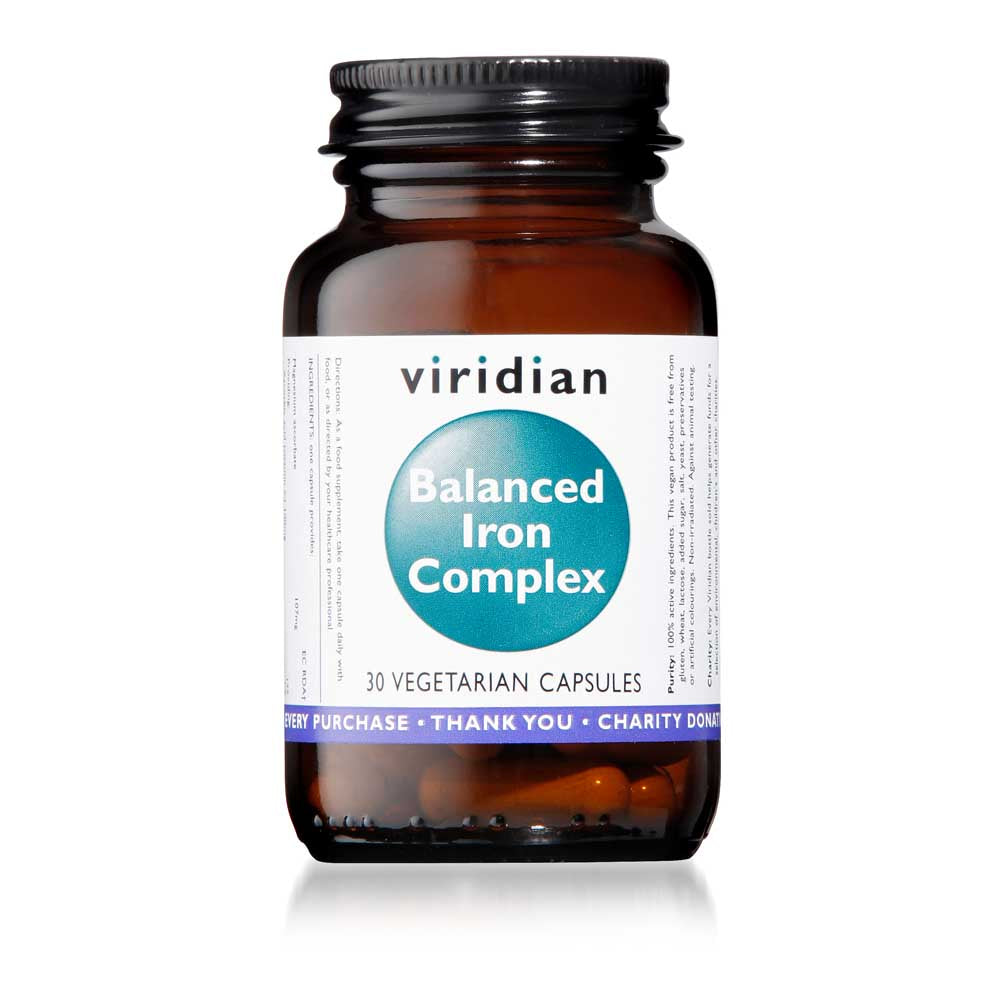Balanced Iron (15mg) Complex 30 Veg Caps