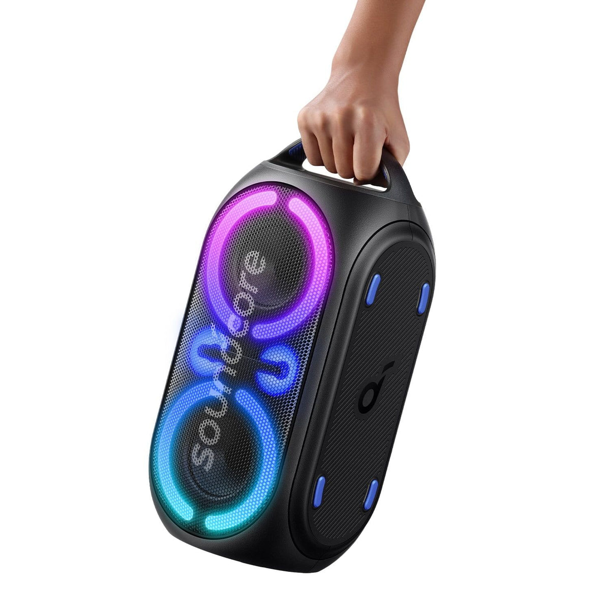 Anker Soundcore Rave Party 2 Portable Bluetooth Speaker, Dual Drivers, LED Light Show, 24H Playtime, Black