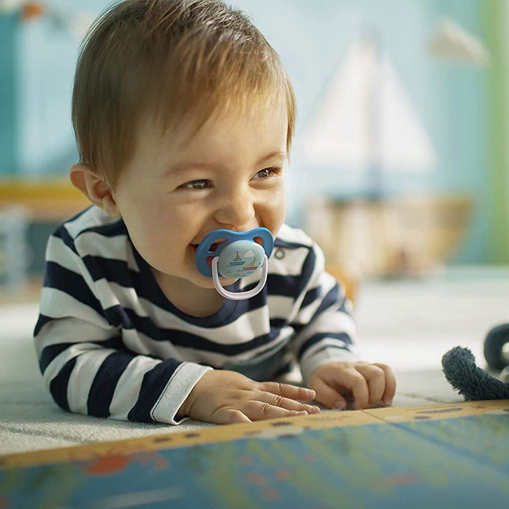 Avent - Ultra Soft Soother 6-18M - Pack of 2 - Blue