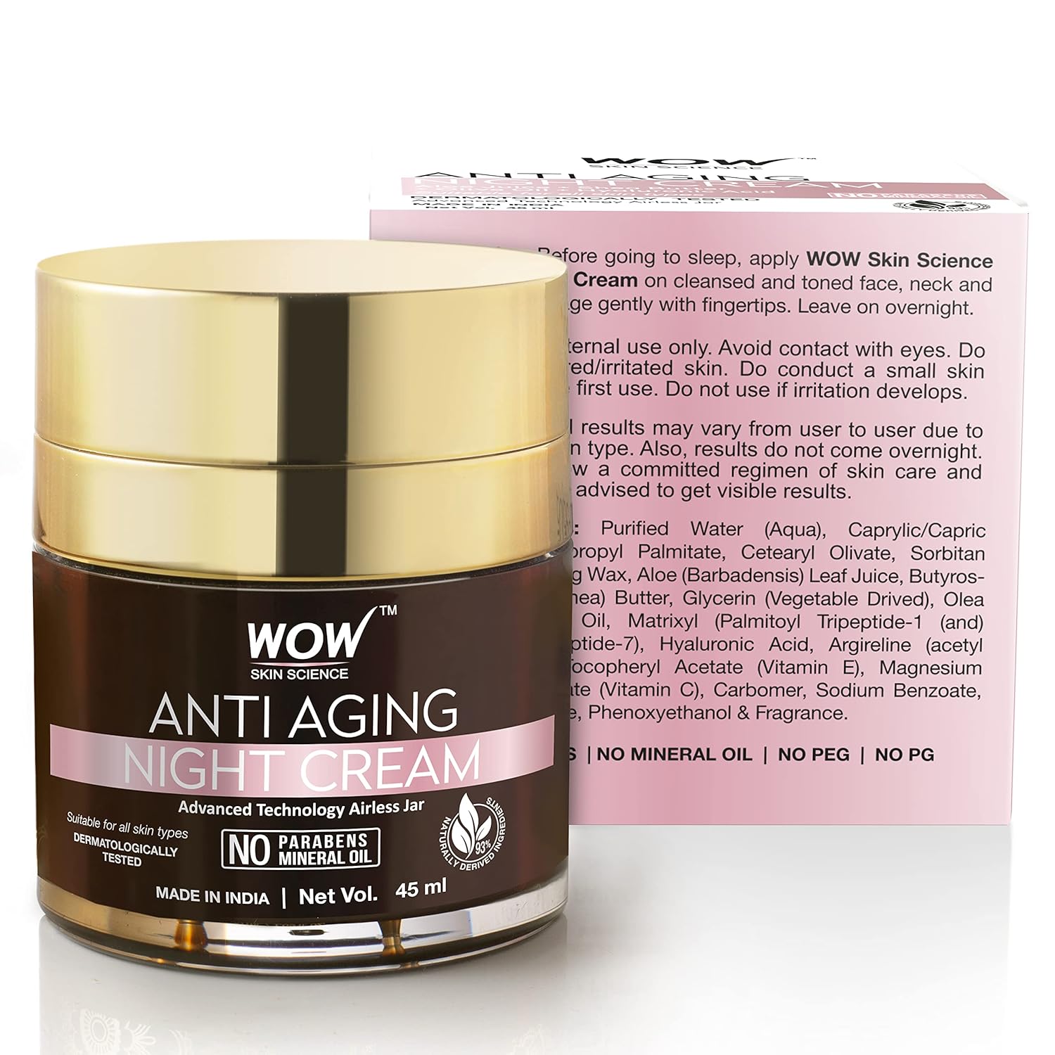 WOW Skin Science Anti Aging Night Cream 50ml