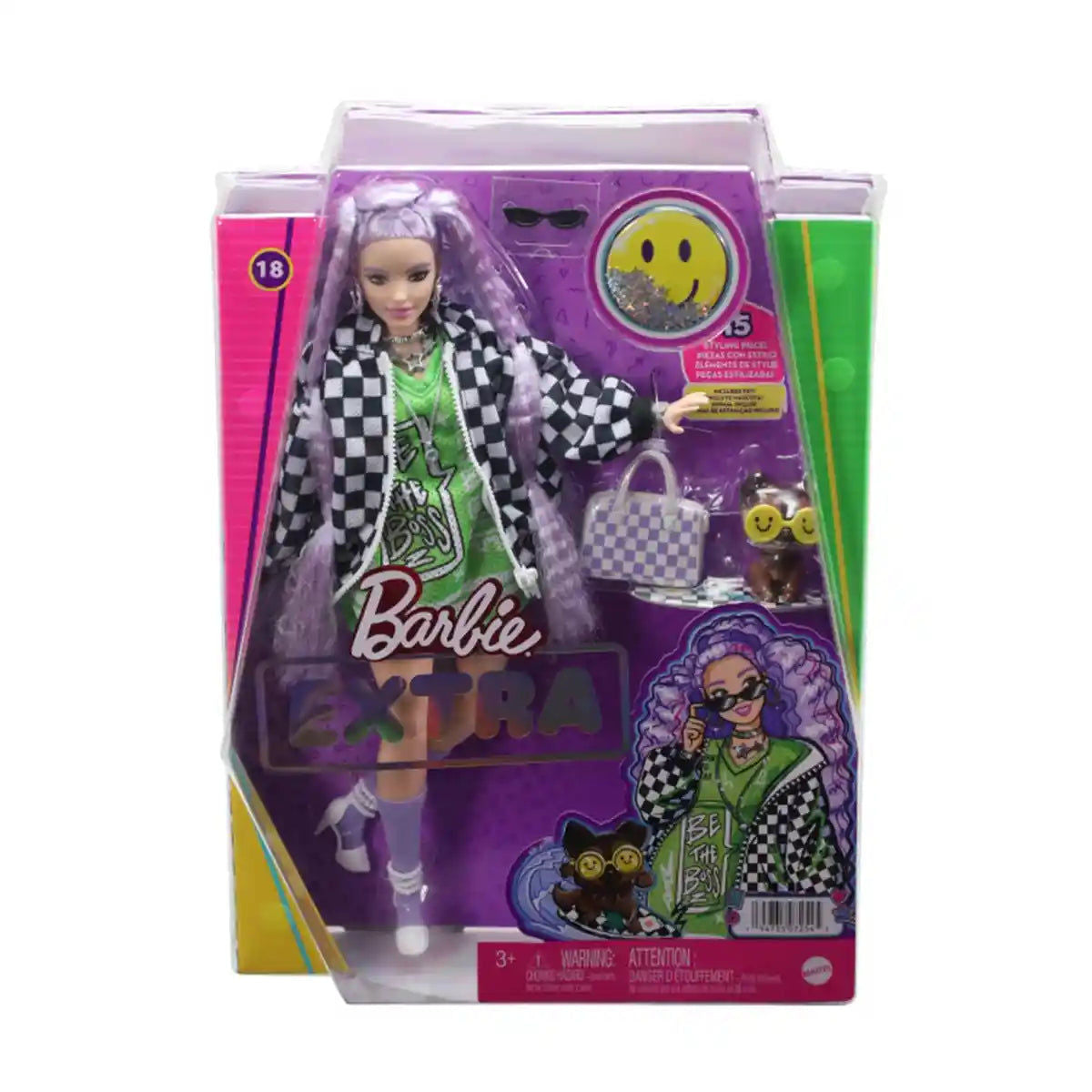 Barbie Extra Doll - Racecar Jacket