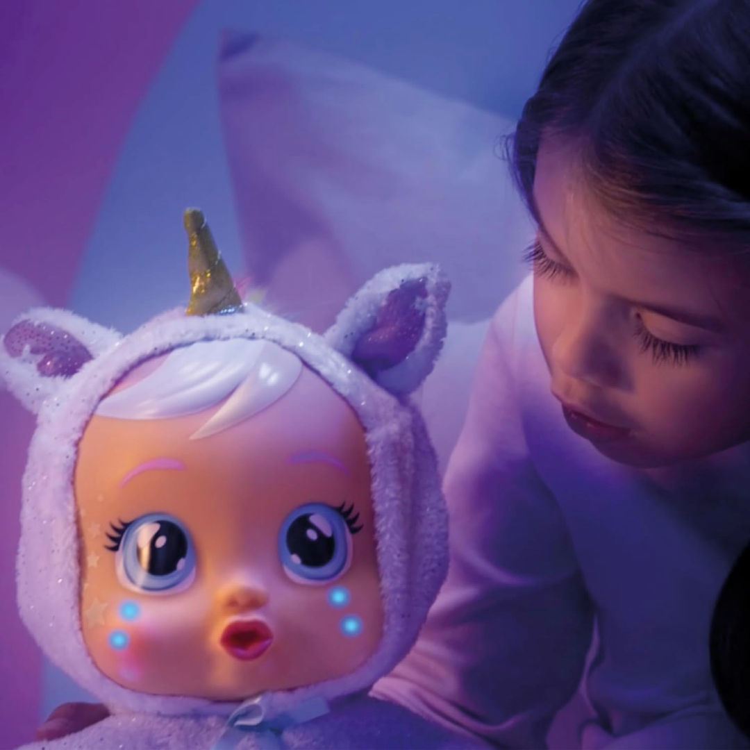 Cry Babies Goodnight Dreamy Interactive Doll, 30cm, For Age 18+ Months