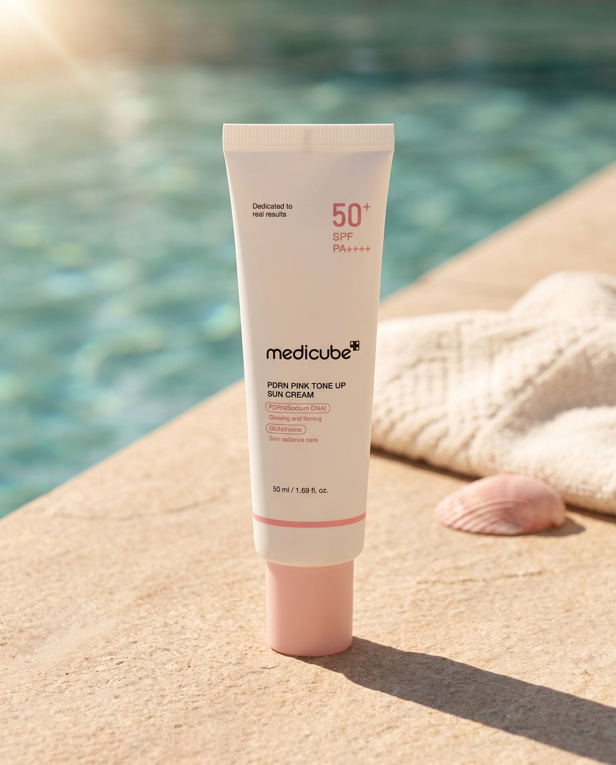 Medicube PDRN Pink Tone Up Sun Cream SPF 50+ PA++++ (Elite Seoul Skin)