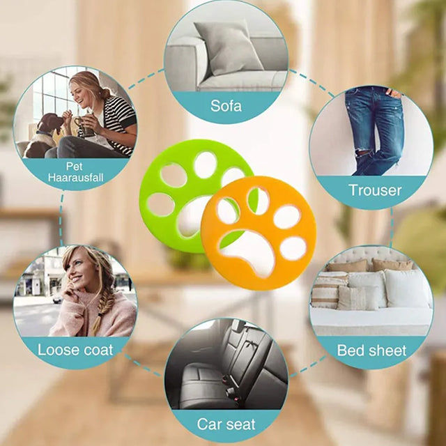 Pet Hair Remover for Washing Machine – Reusable Laundry Clothing Cleaner for Effective Hair Removal