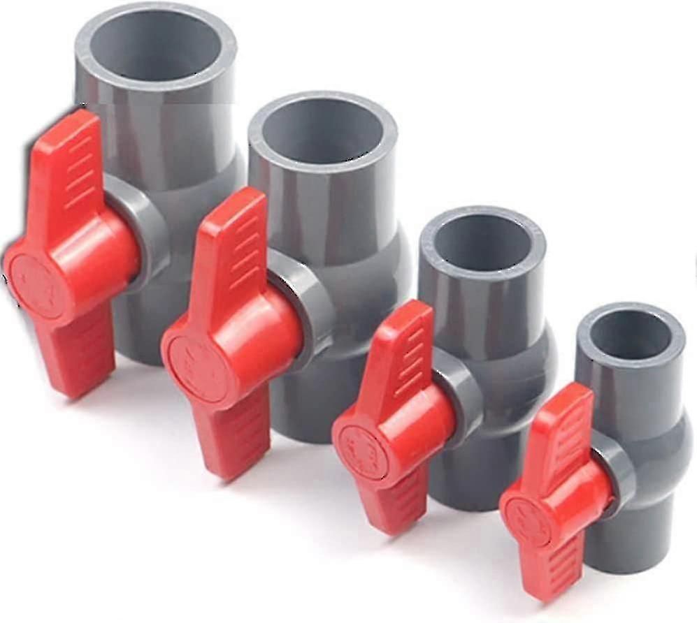 40Mm Pvc Ball Valve Heavy Duty Plastic Water Flow Control Valve