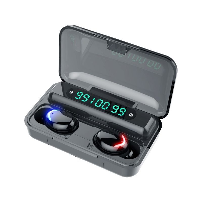 F9-5C Three-screen Digital Display Bluetooth Earphone