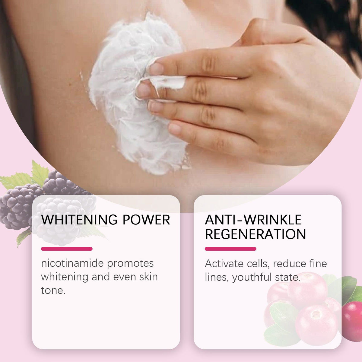 Brightening Skin Body Cream, Dark Spot Corrector, Hydrating, Anti-Aging, Fade Spots ,50g