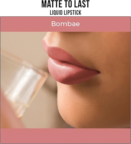 Nykaa Matte To Last ! Liquid Lipstick Bombae 01