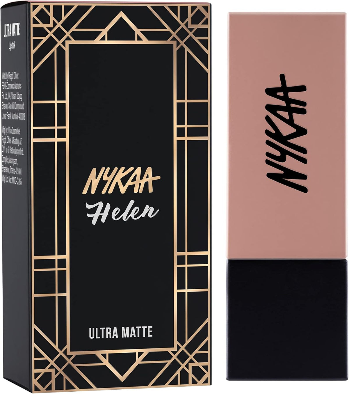 Nykaa Ultra Matte Lipstick Helen 01