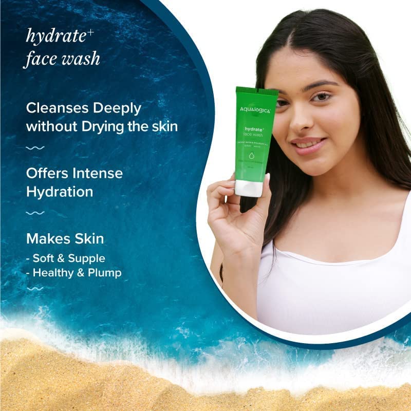 Aqualogica Hydrate+ Face Wash With Hyaluronic Acid & Coconut Water Skin 100ml