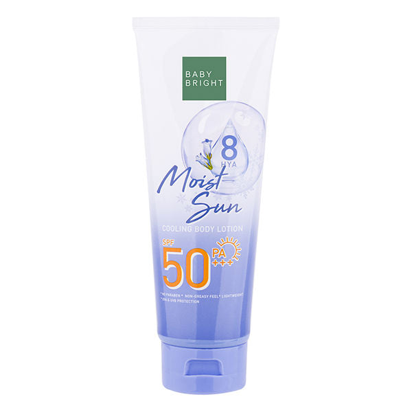 MOIST SUN COOLING BODY LOTION SPF50 PA+++ 160ML BABY BRIGHT (B)