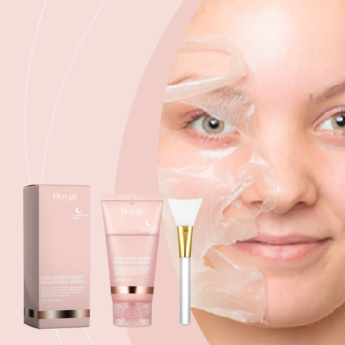 Collagen Peel Off Face Mask with Brush 75g