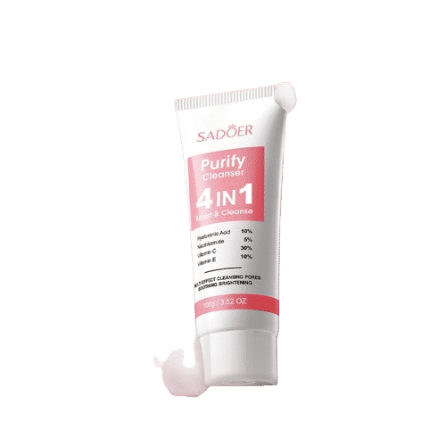 4-in-1 Multi-Effect Facial Cleanser Deep Pore Cleansing Face Wash - SD40701