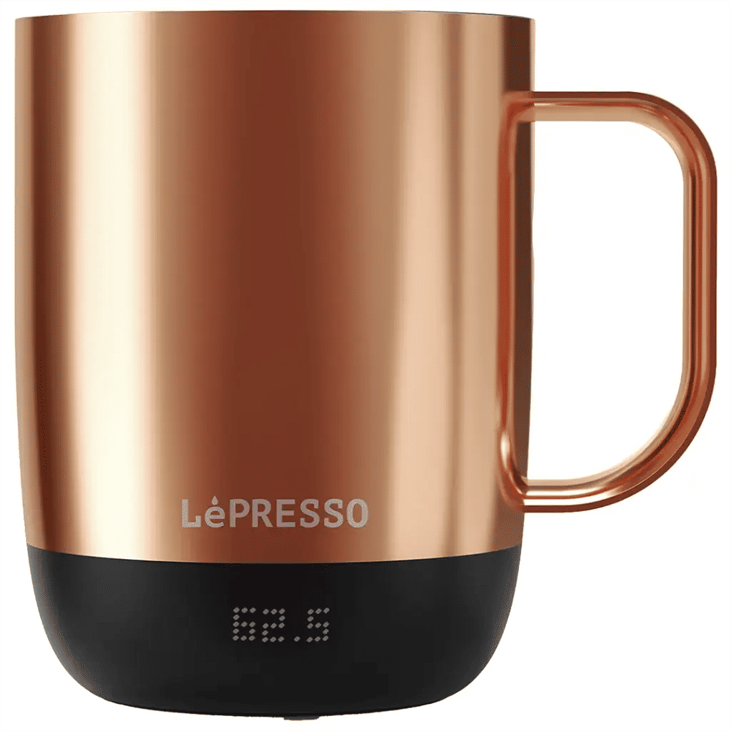 Lepresso Aurelio Ceramic Mug with Temperature Control Base