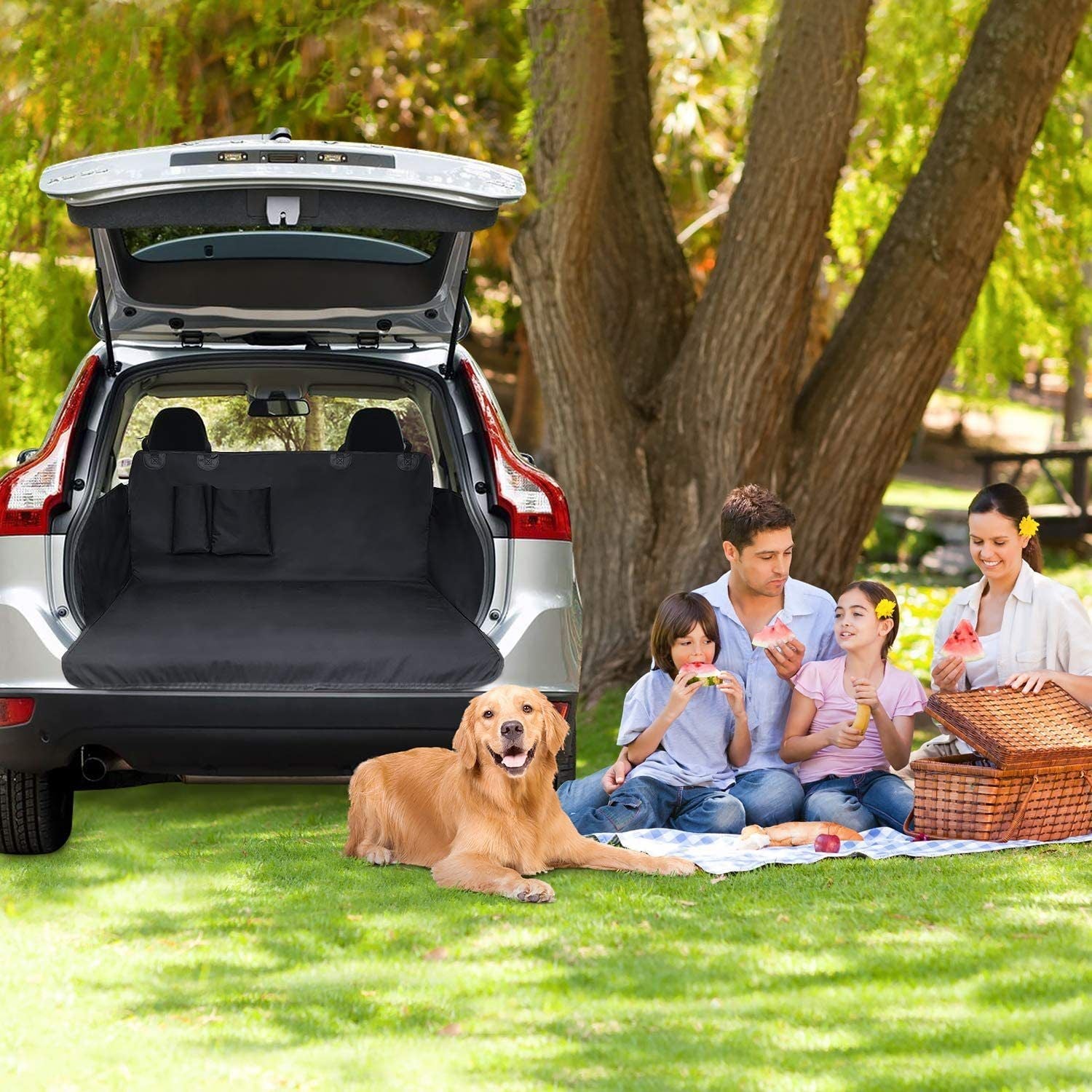 Car Boot Liner Protector Waterproof Pet Car Seat Cover Trunk Dog Blanket